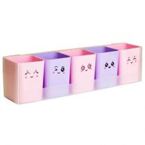 Porta objetos doçura c/ 5 unidades rosa e lilás - 2190.SS - Dello Porta objetos doçura c/ 5 unidades rosa e lilás - 2190.SS - Dello
