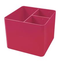 Porta-Objetos Full Collor Dello Pink com 3 Divisórias