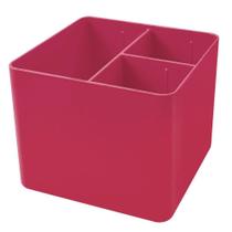 Porta Objetos Full Color Pink 3 Divisórias- Dello