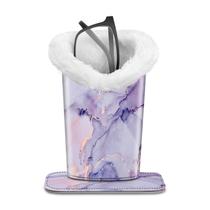 Porta-óculos Fintie, forrado de pelúcia, material vegano lilás Porta-óculos Fintie, forrado de pelúcia, material vegano lilás