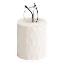 Porta-óculos Stand Case Mkono Plush Lined Ivory