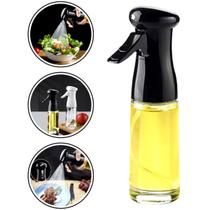 Porta Oleo Azeite Vinagre Borrifador Vinagreessenciais De Cozinha 200ml Preto