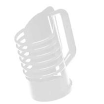 Porta Óleo De Cozinha Azeite E Vinagre Com Alça Em Plástico Branco Porta Óleo De Cozinha Azeite E Vinagre Com Alça Em Plástico Branco