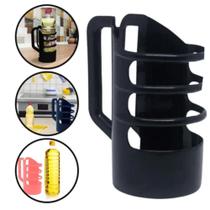 Porta Óleo De Cozinha Azeite E Vinagre Com Alça Em Plástico - Preto