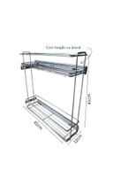 Porta Óleo e Latas Fixação Lateral Deslizante -12Lx41Ax41Pcm