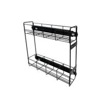 Porta Óleo Organizador de Cozinha Cor Preto Fosco Porta Óleo Organizador de Cozinha Cor Preto Fosco