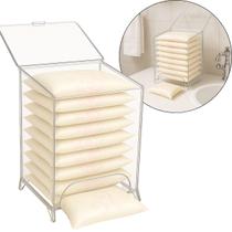 Porta Organizador Absorvente Caixa Urna Banheiro Acrilico Porta Organizador Absorvente Caixa Urna Banheiro Acrilico