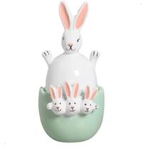 Porta Ovo Coelho Pascoa Decorativo