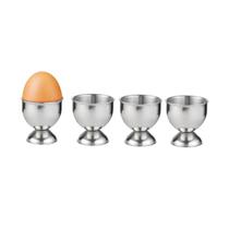 Porta Ovo Mini Taça Finger Food Aperitivo Suporte Inox 4un Porta Ovo Mini Taça Finger Food Aperitivo Suporte Inox 4un