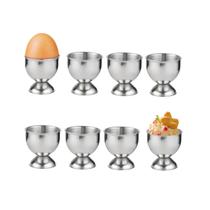 Porta Ovo Mini Taça Finger Food Aperitivo Suporte Inox 8un Porta Ovo Mini Taça Finger Food Aperitivo Suporte Inox 8un