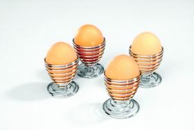 Porta ovos (4 ) de metal - Fackelmann