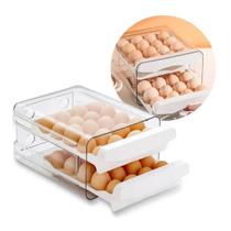 Porta Ovos Bandeja Organizador Geladeira Dispenser 32un