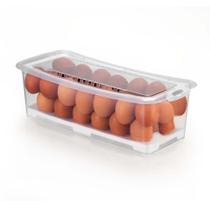Porta Ovos Com Tampa e Tela 4 Litros em Plástico Transparente - Arthi