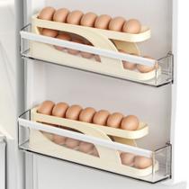 Porta Ovos De 2 Andares Dispenser Automático De Ovos Para Refrigerador Rolling Egg Holder