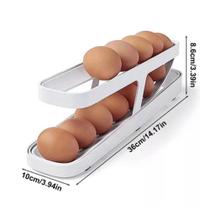 Porta Ovos De 2 Andares Dispenser Automático De Ovos Para Refrigerador Rolling Egg Holder