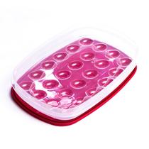 Porta ovos de plástico com tampa e capacidade para 24und Porta ovos de plástico com tampa e capacidade para 24und