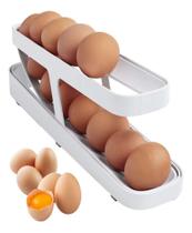 Porta Ovos Deslizante Para Geladeira Organizador Bandeja
