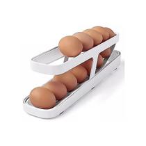 Porta Ovos Dispenser Organizador Bandeja Para Geladeira Prático 2 Andares Kehome