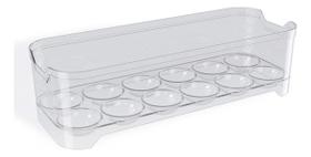 Porta Ovos Geladeira Bandeja Organizador 12un Empilhável Uz