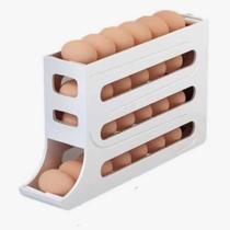 Porta Ovos Organizador Automático 30 Ovos Plástico Durável