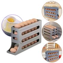 Porta Ovos Organizador Bandeja Geladeira 4 Andares