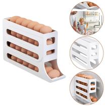 Porta Ovos Organizador Bandeja Geladeira 4 Andares