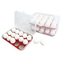 Porta Ovos Plástico Com Tampa Para Geladeira 15 Cavidades Porta Ovos Plástico Com Tampa Para Geladeira 15 Cavidades