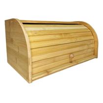 Porta Pães com Tampa Retrátil Ecokitchen Bambu - Mimo Style