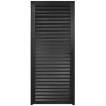 Porta Palheta de Alumínio com 80x210cm Direita Preto - PTORD2237D - HALE Porta Palheta de Alumínio com 80x210cm Direita Preto - PTORD2237D - HALE