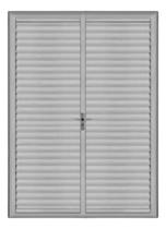 Porta Palheta Dupla 2.10x1.50 C/fechadura Linha 25