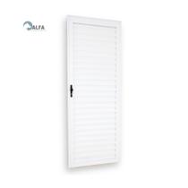 Porta Palheta (FECHADA) ESQUERDA alumínio branco - Linha 25