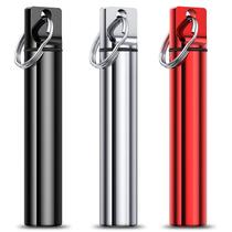 Porta-palitos TecQach Metal portátil à prova d'água, 3 peças Porta-palitos TecQach Metal portátil à prova d'água, 3 peças