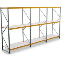 Porta Pallet 1 Inicial E 2 Continuações 200x180x80 Expositor De Mercado Com Bandeja MDP Amapá