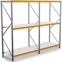 Porta Pallet 3000Kg 1 Inicial 1 Continuação 200x80 3 Niveis Com Bandeja MDP Amapá