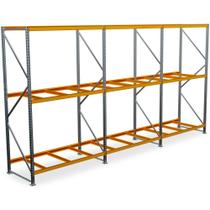 Porta Pallet 500Kg 1 Inicial 2 Continuações 200x180x80 3 Niveis Amapá