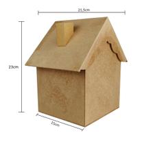 Porta Panetone Casinha 500gr