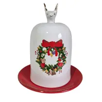 Porta Panetone Rena C/ Prato Filetado Porta Panetone Rena C/ Prato Filetado