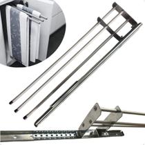 Porta Pano Suporte Toalha Triplo Deslizante Cozinha Armário Porta Pano Suporte Toalha Triplo Deslizante Cozinha Armário