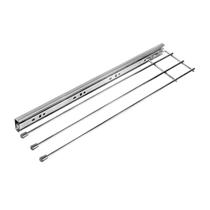 Porta Pano Toalha Deslizante Slim Triplo Cromado 7222 GTB