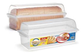 Porta Pão Armazena e Conserva Transparente 35x14Cm 027 Nitron Porta Pão Armazena e Conserva Transparente 35x14Cm 027 Nitron