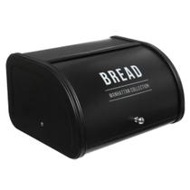 Porta Pão Black Manhattan Bread Inox - Hauskraft