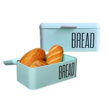 Porta Pão Bread Mantimentos Aço Galvanizado 33cm Verde
