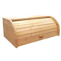 Porta Pão Com Tampa Basculante Em Bambu - Envio 24hs Porta Pão Com Tampa Basculante Em Bambu - Envio 24hs
