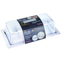 Porta pão de acrílico retangular com tampa para pães bolo doce boleira de acrilico transparente Porta pão de acrílico retangular com tampa para pães bolo doce boleira de acrilico transparente
