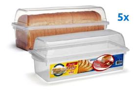 Porta Pão de Forma Com Tampa Sem BPA - Nitron