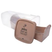 Porta pão de forma decorado bege Plasutil ref.3407