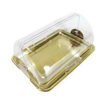 Porta-Pão Em Aço Inox Dourado - By Fineza