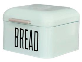 Porta Pão Em Lata Metal Com Tampa Silky Bread 20x20x14cm Porta Pão Em Lata Metal Com Tampa Silky Bread 20x20x14cm