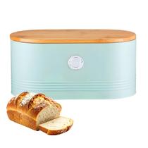 Porta Pão Grande Metal Organizador De Pães Bolo Moderno