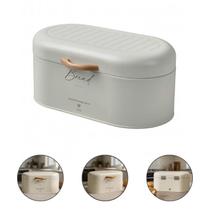 Porta Pão Grande Metal Organizador De Pão Bolo Com Tampa Moderno Lumi